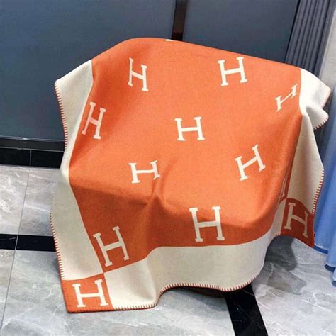 dark orange hermes blanket|Hermes orange blanket dupe.